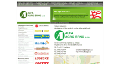 Desktop Screenshot of alfaagro.cz